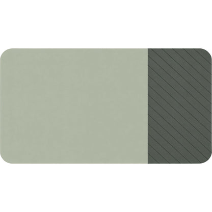 Whiteboard Curve Combi, HxD 1980 x 10 mm, frameless, width 2940 mm, green.