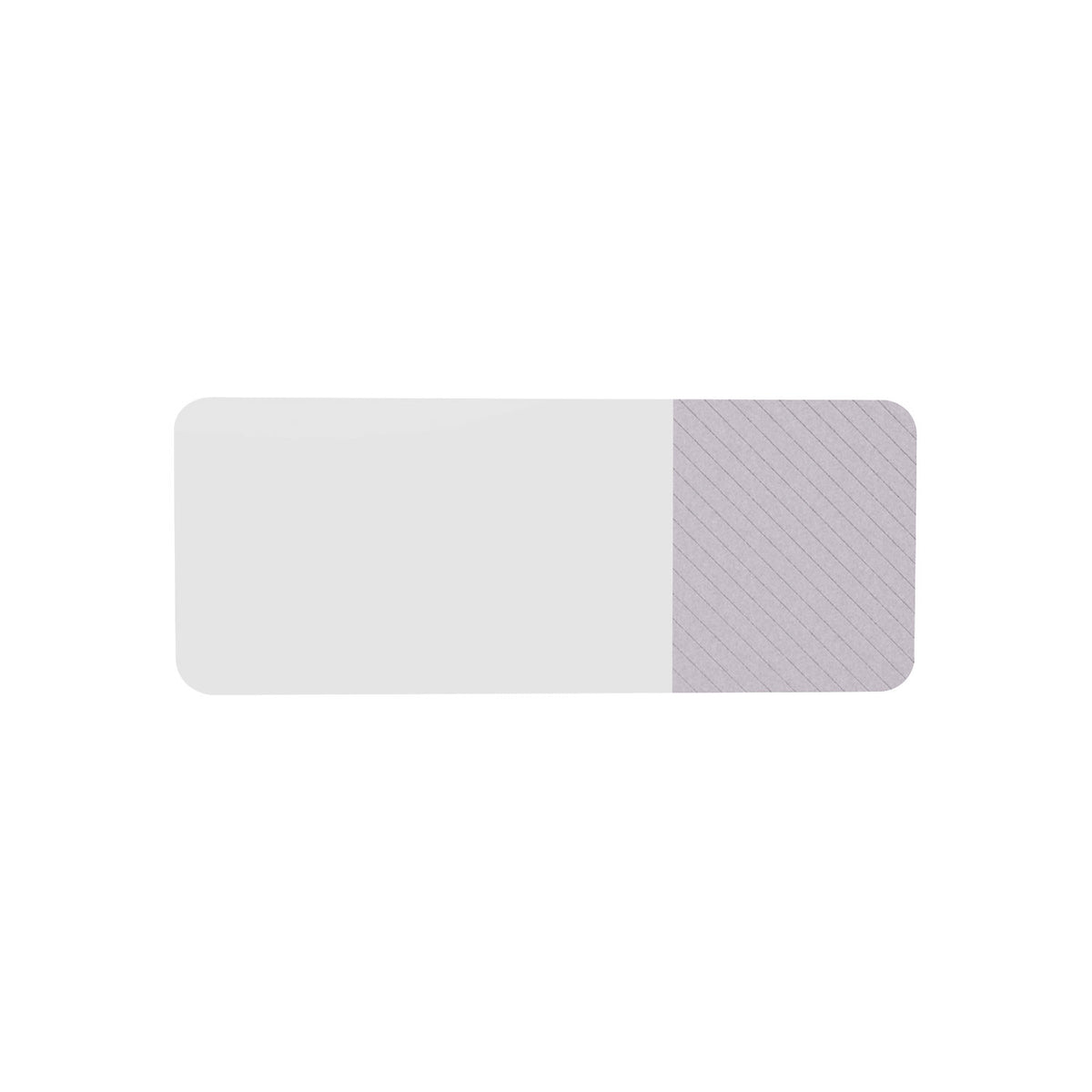 Whiteboard Curve Combi, HxD 1980 x 10 mm, frameless, width 3920 mm, white.
