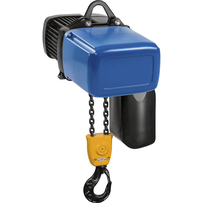 PEH electric chain hoist, with hook suspension, max. load 500 kg, 2 leg.