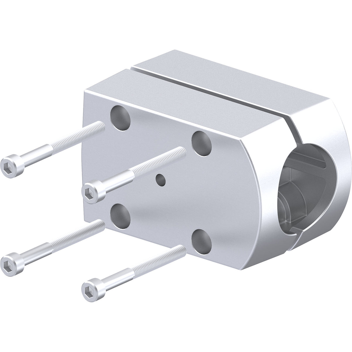 Bracket for ErgoMove® handle, aluminium, black.