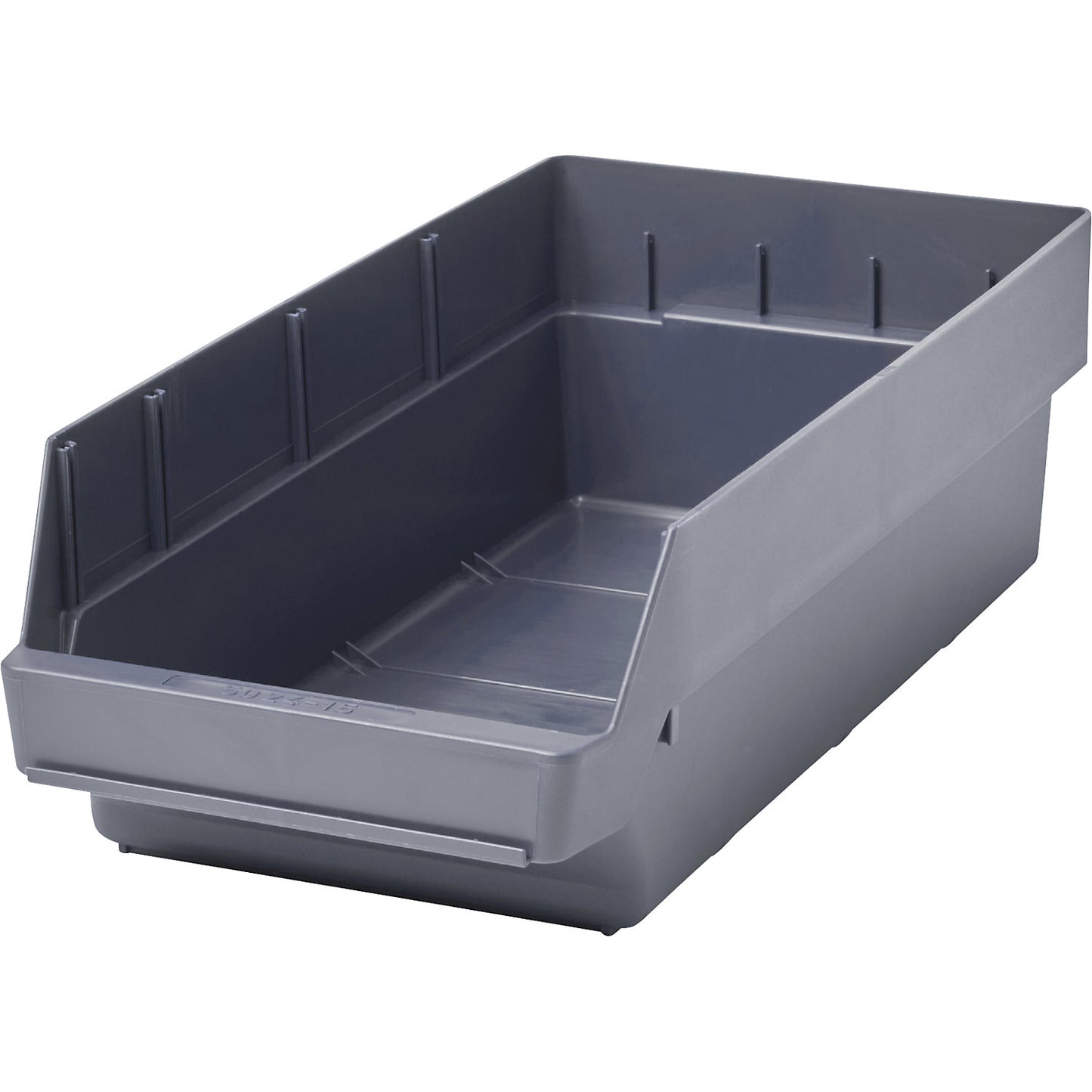 Shelf bin made of highly impact resistant polypropylene, grey, LxWxH 500 x 240 x 150 mm, pack of 10.