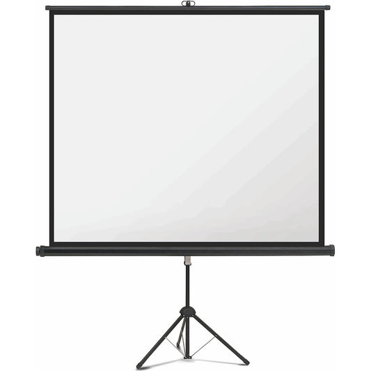Tripod projection screen, polyester / PVC-coated, matt white, screen area WxH 2110 x 1600 mm.