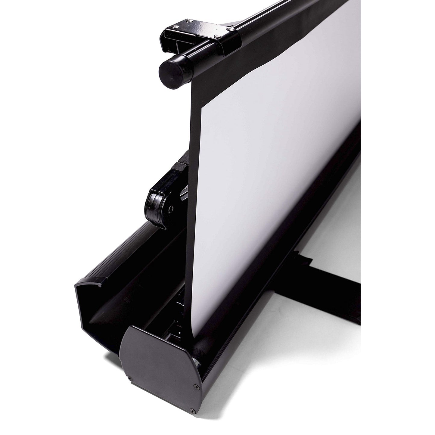 Pull-Up projector screen, polyester / PVC-coated, matt white, viewing area WxH 2195 x 2000 mm.