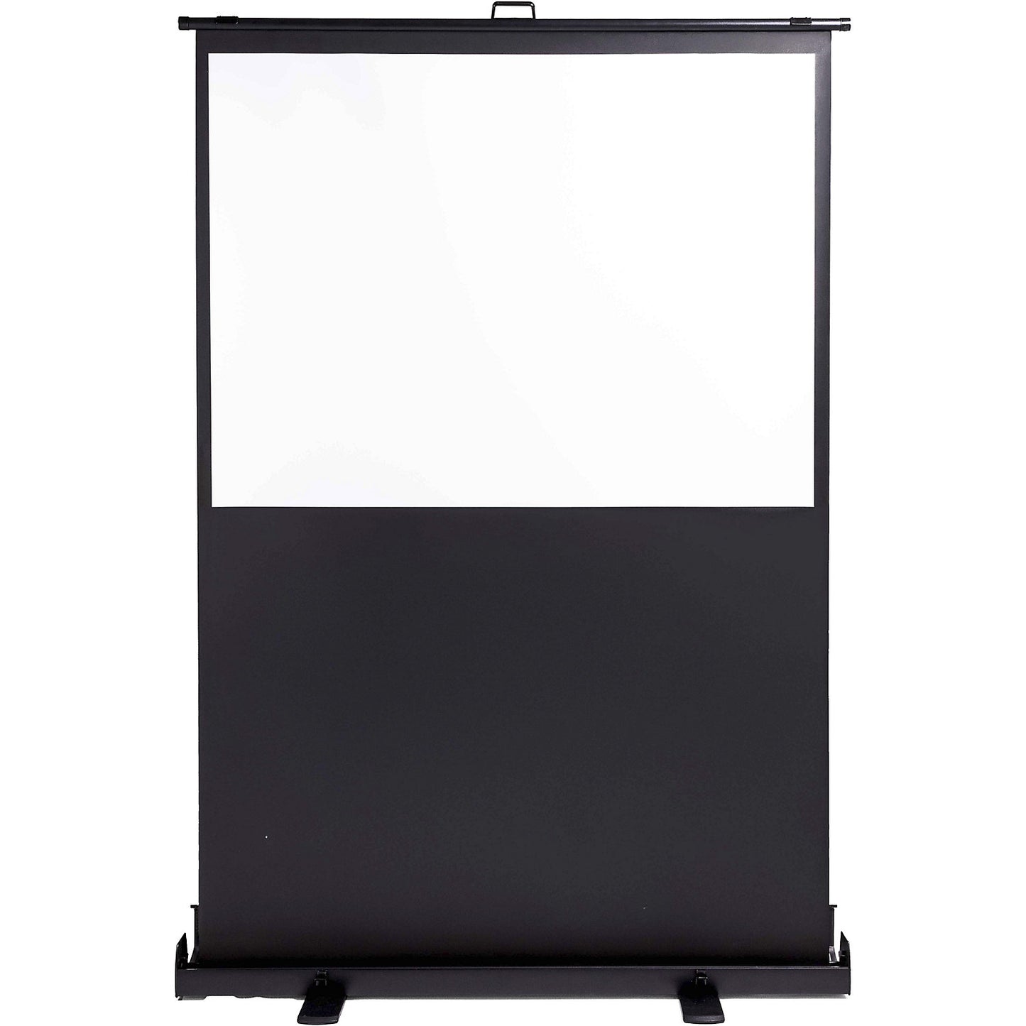 Pull-Up projector screen, polyester / PVC-coated, matt white, viewing area WxH 2195 x 2000 mm.