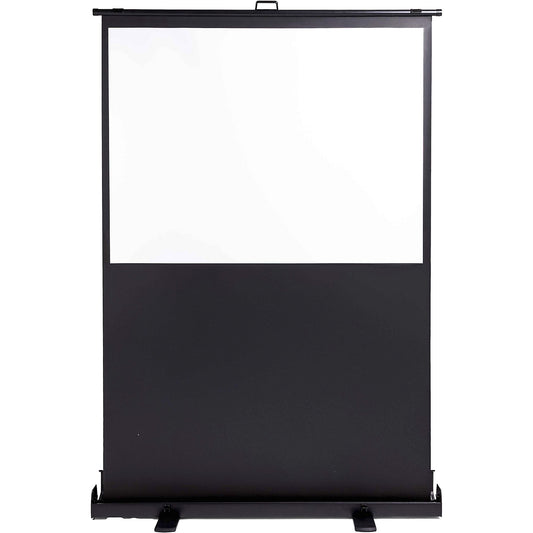 Pull-Up projector screen, polyester / PVC-coated, matt white, viewing area WxH 2195 x 2000 mm.