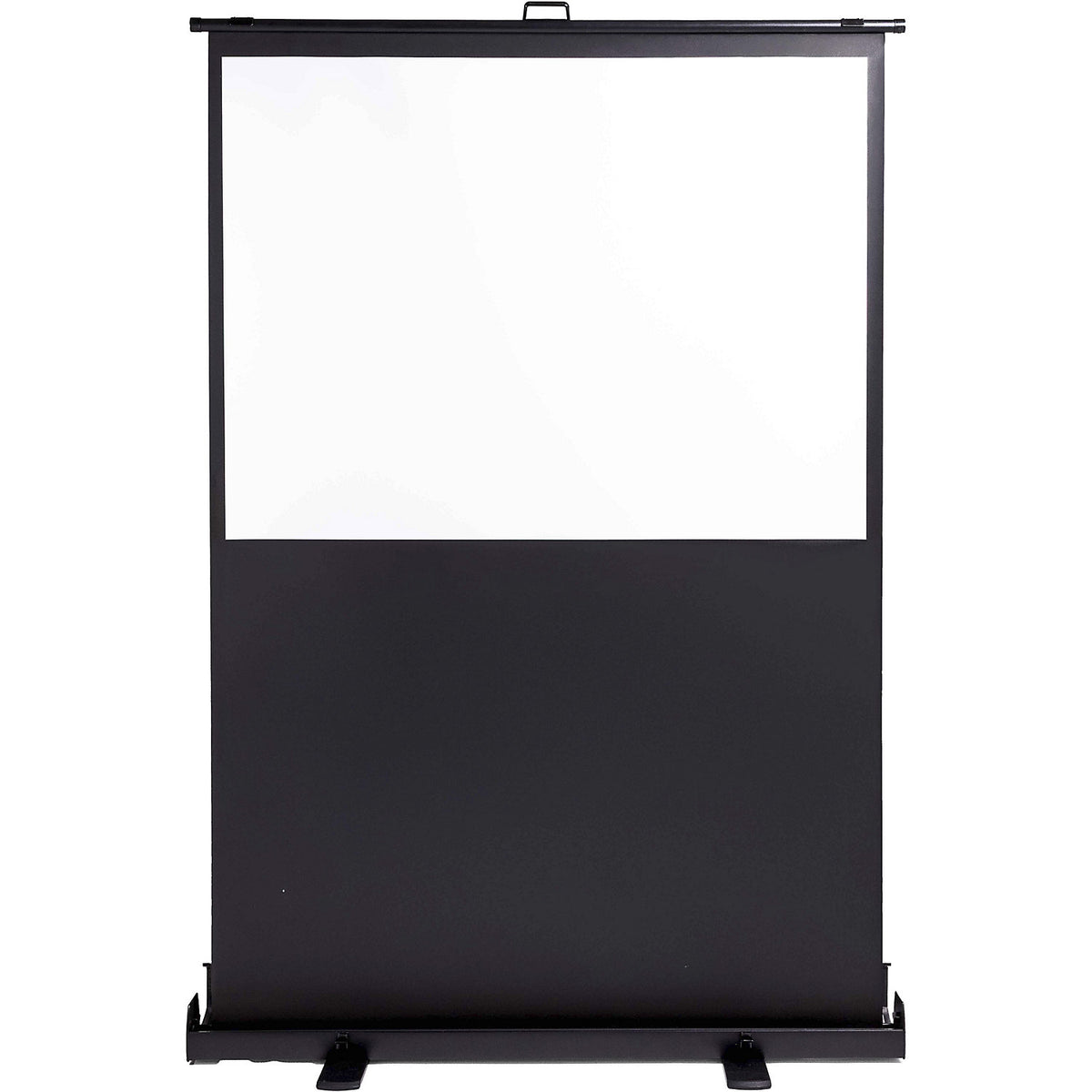 Pull-Up projector screen, polyester / PVC-coated, matt white, viewing area WxH 2195 x 2000 mm.