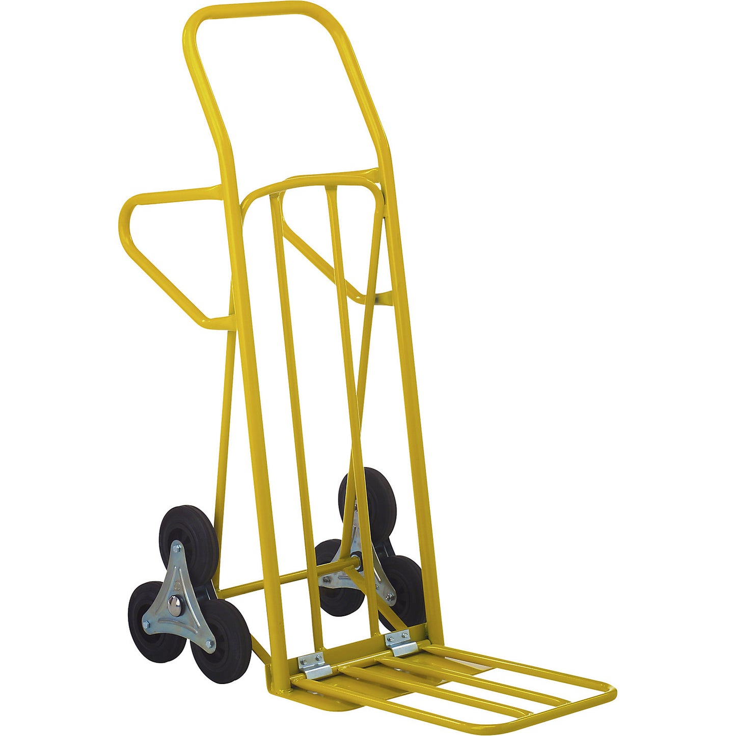 Stair climbing sack truck, WxH 540 x 1220 mm, max. load 200 kg, solid rubber.