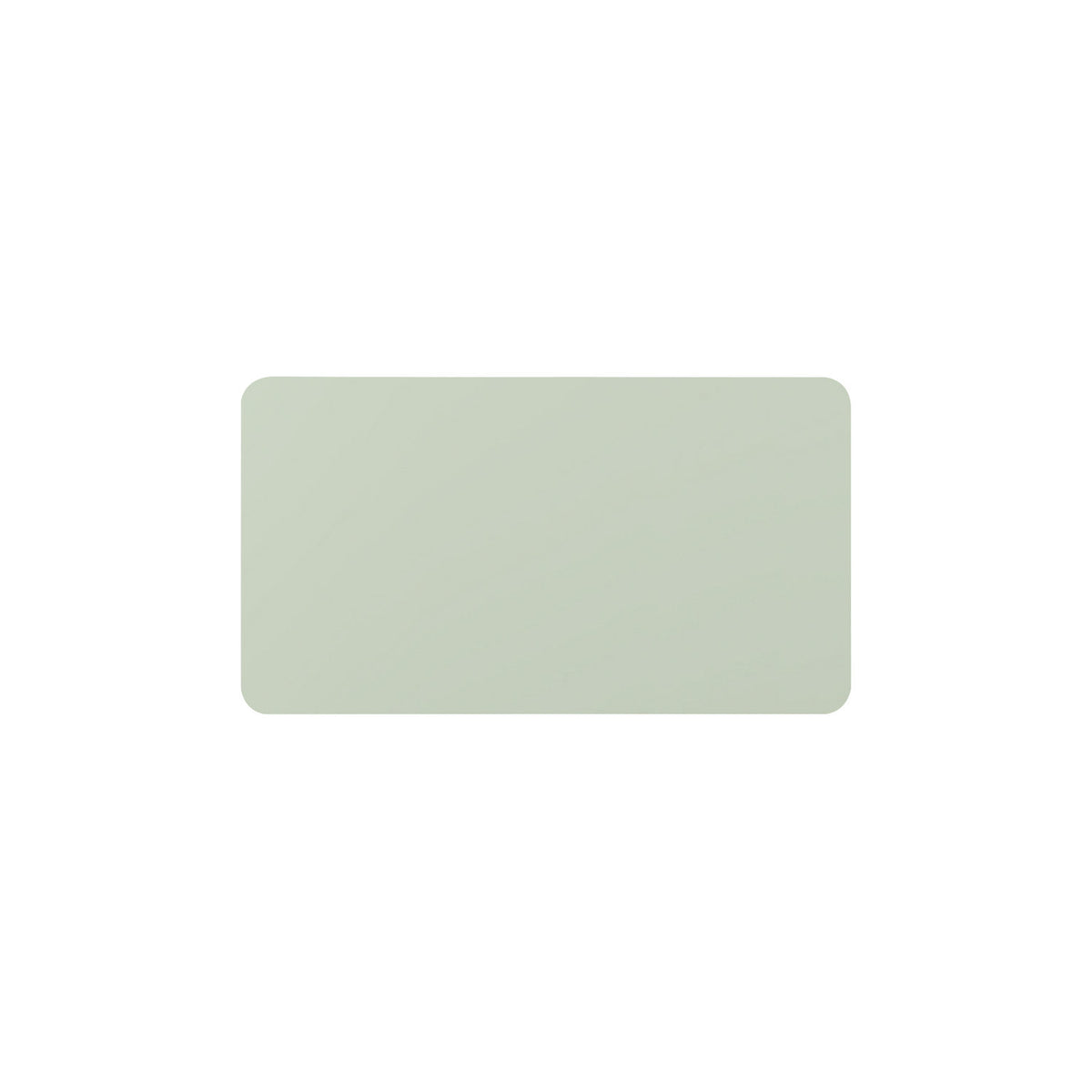 CURVE whiteboard, frameless, with rounded corners, WxH 1980 x 1180 mm, green.