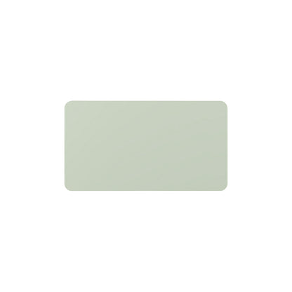 CURVE whiteboard, frameless, with rounded corners, WxH 1980 x 1180 mm, green.