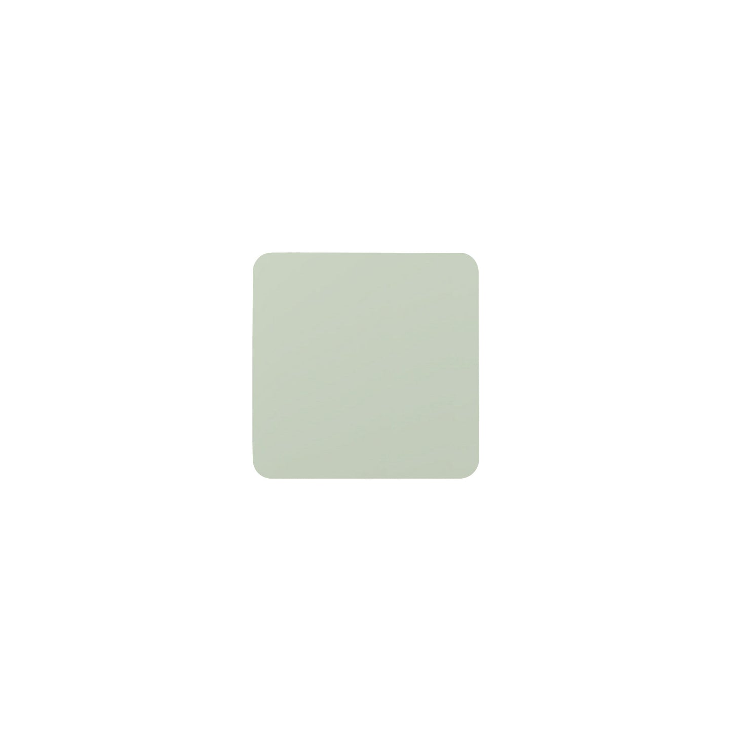 CURVE whiteboard, frameless, with rounded corners, WxH 1180 x 1180 mm, green.