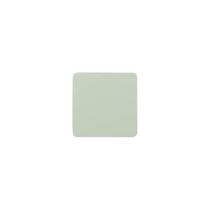 CURVE whiteboard, frameless, with rounded corners, WxH 1180 x 1180 mm, green.