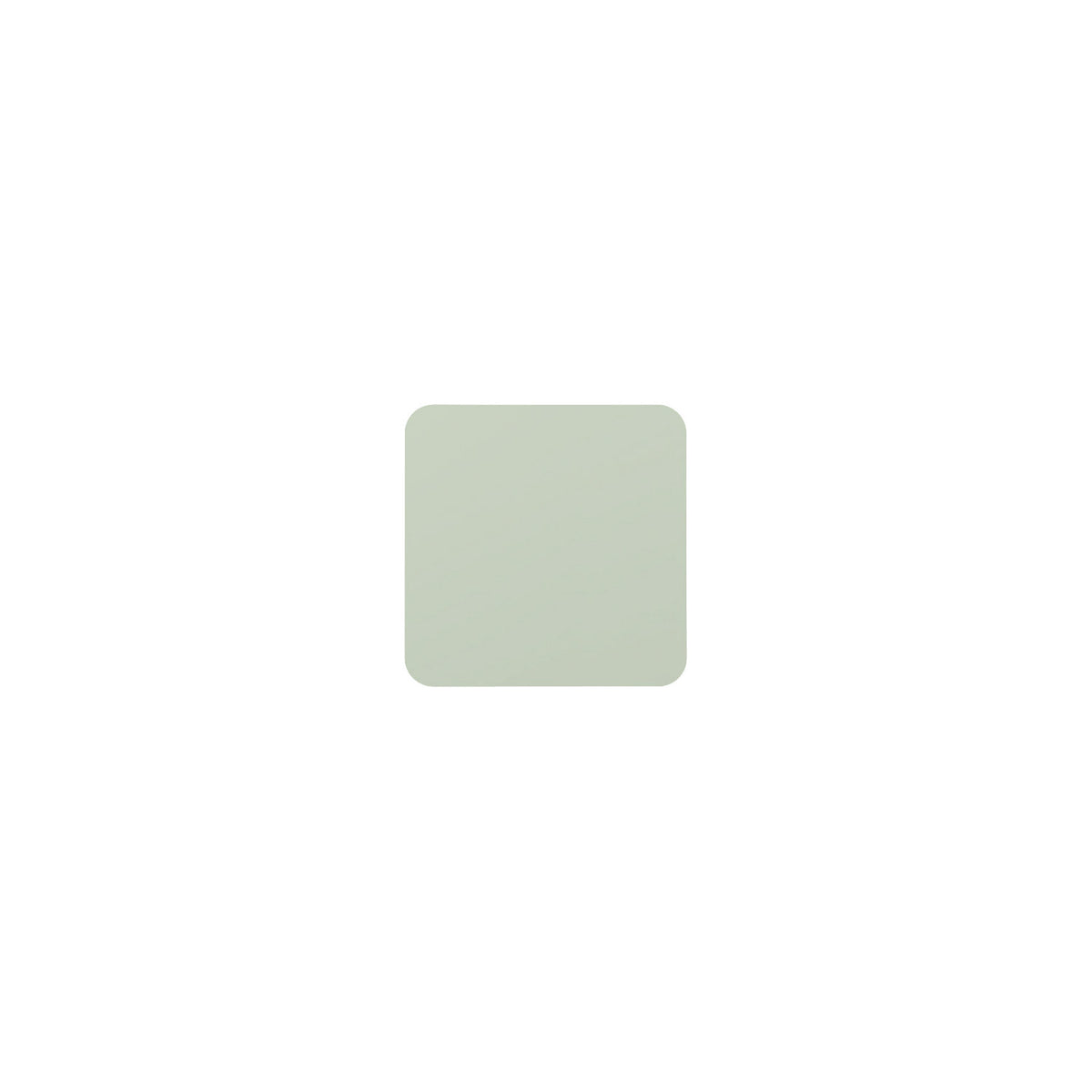 CURVE whiteboard, frameless, with rounded corners, WxH 980 x 980 mm, green.