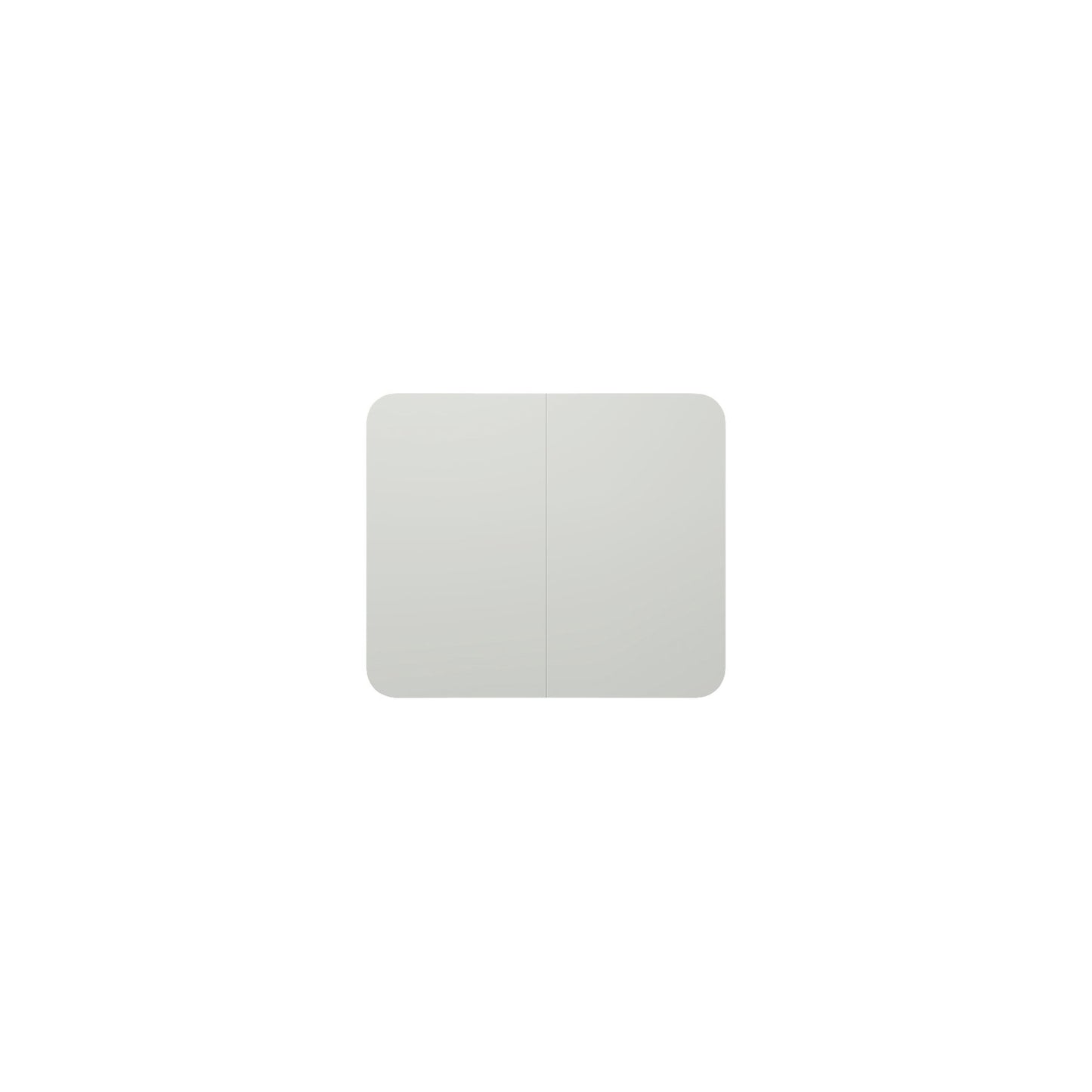 Design XXL whiteboard VisuWall Curve, sheet steel, enamel, WxH 2940 x 1980 mm, grey.