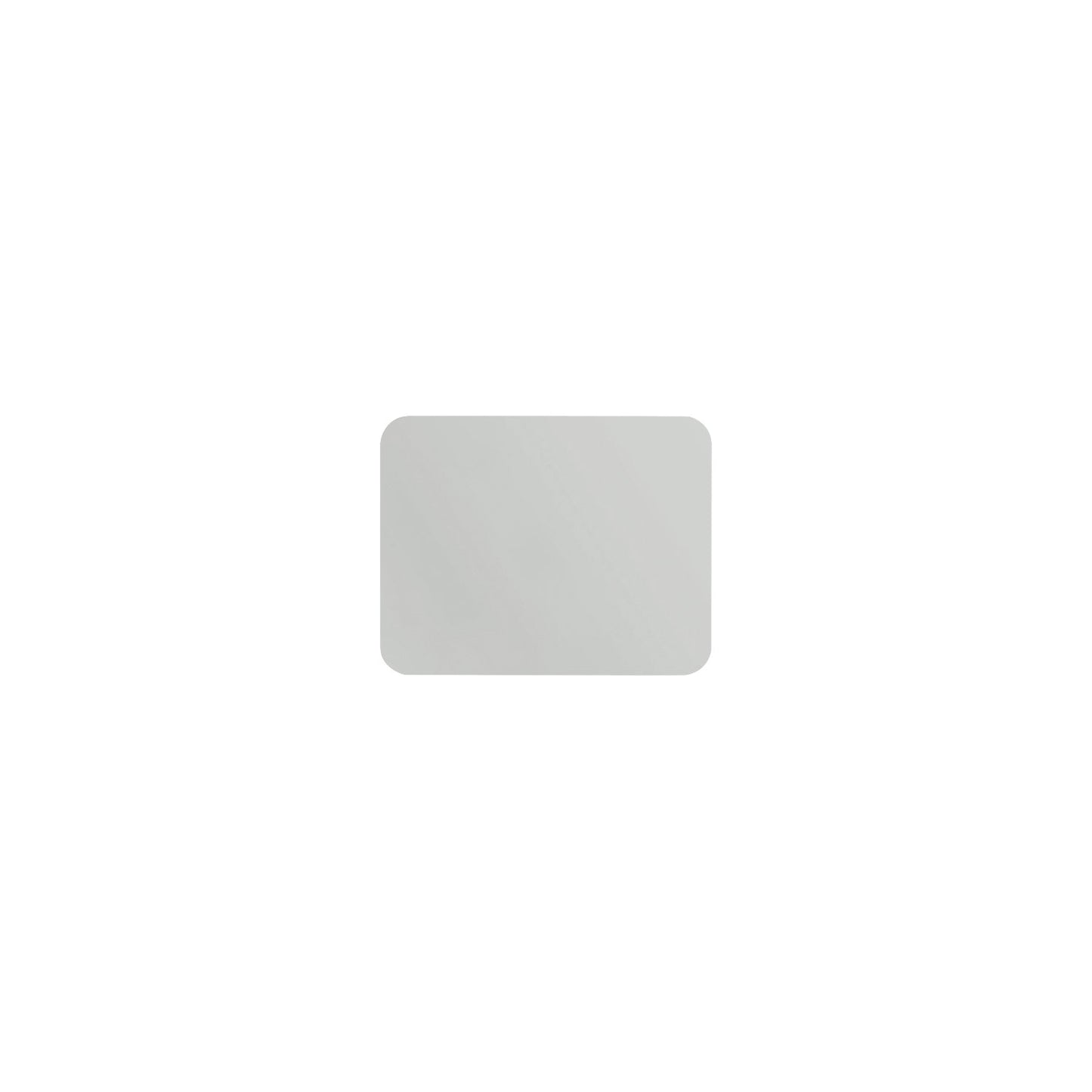 CURVE whiteboard, frameless, with rounded corners, WxH 1180 x 880 mm, grey.