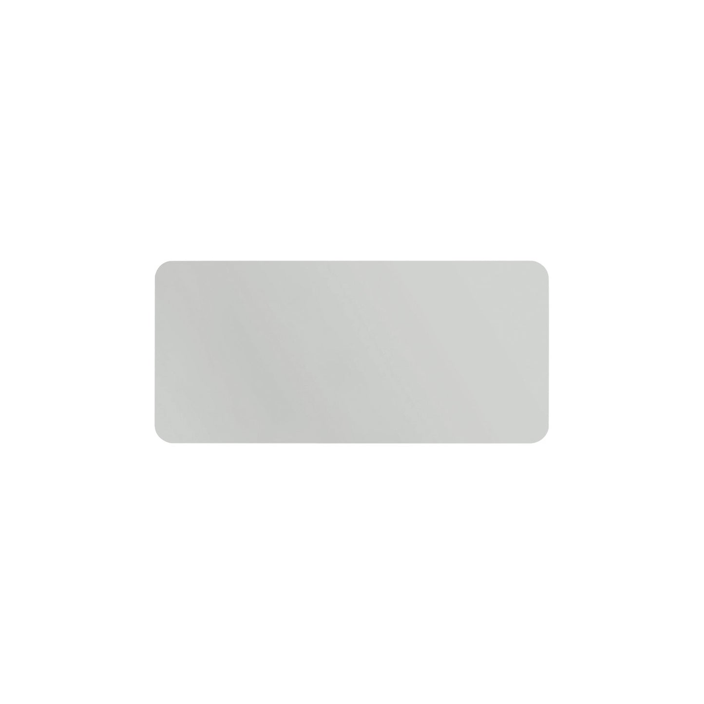 CURVE whiteboard, frameless, with rounded corners, WxH 1480 x 980 mm, grey.