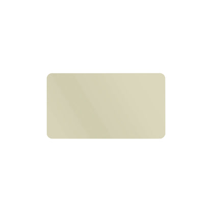 CURVE whiteboard, frameless, with rounded corners, WxH 1980 x 1180 mm, brown.