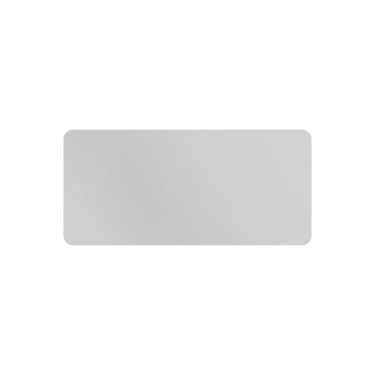 CURVE whiteboard, frameless, with rounded corners, WxH 2380 x 1180 mm, grey.