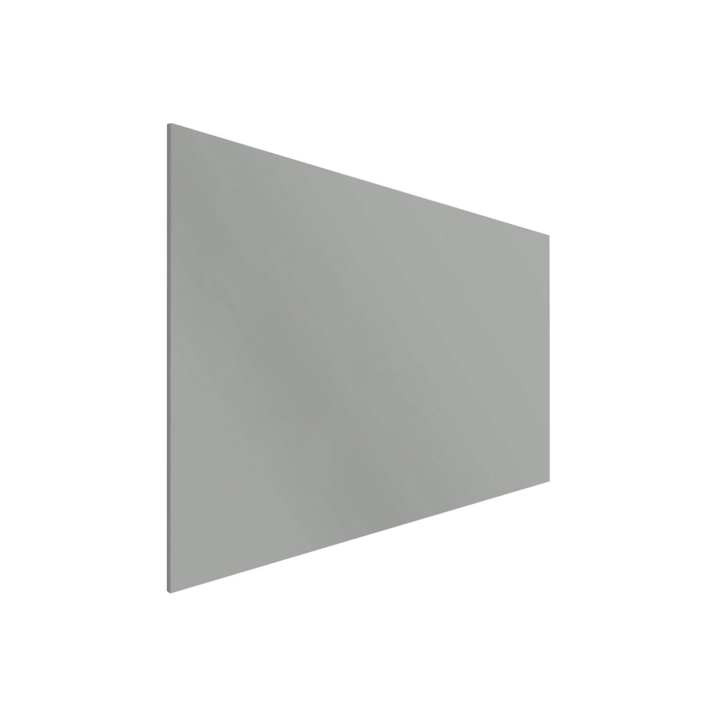 SHARP whiteboard, frameless, with straight corners, WxH 1980 x 980 mm, grey.