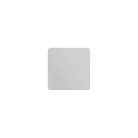 CURVE whiteboard, frameless, with rounded corners, WxH 1180 x 1180 mm, grey.