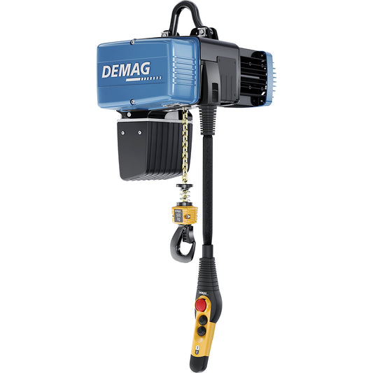 Electric chain hoist DC-ComA II, with suspension bracket, max. load 500 kg.