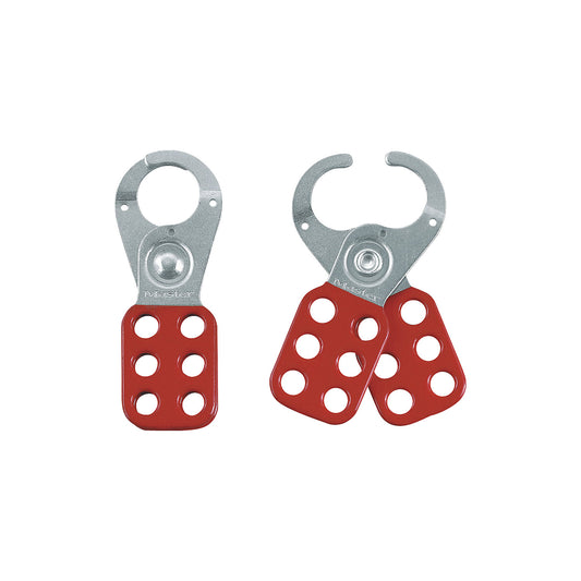 Locking shackle, steel, pack of 12, red.