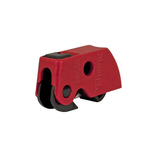 Mini circuit breaker lockout, tool-free universal fit, pack of 12, plastic.