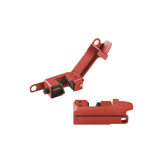 Grip Tight™ circuit breaker lockout, pack of 6, for wide or high toggle switches.