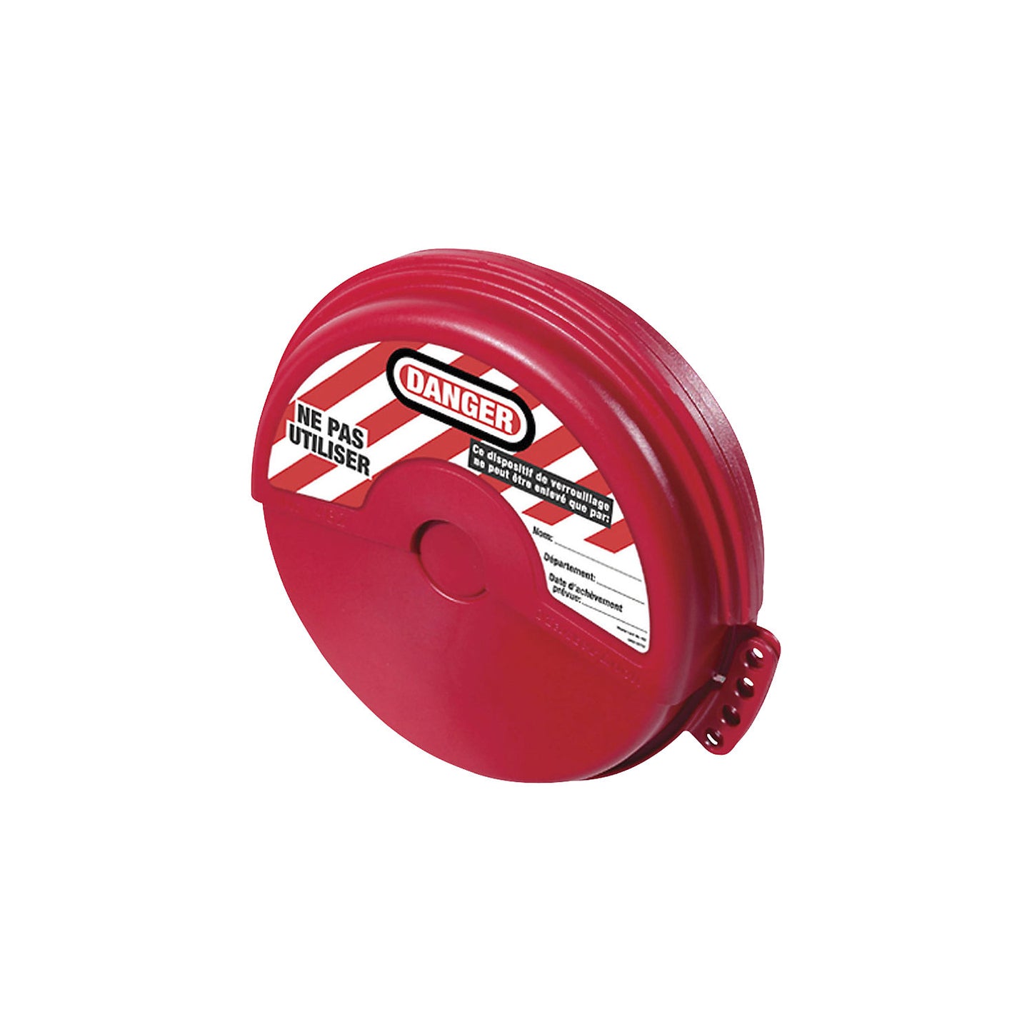 Gate valve lockout, plastic, height 170 mm.