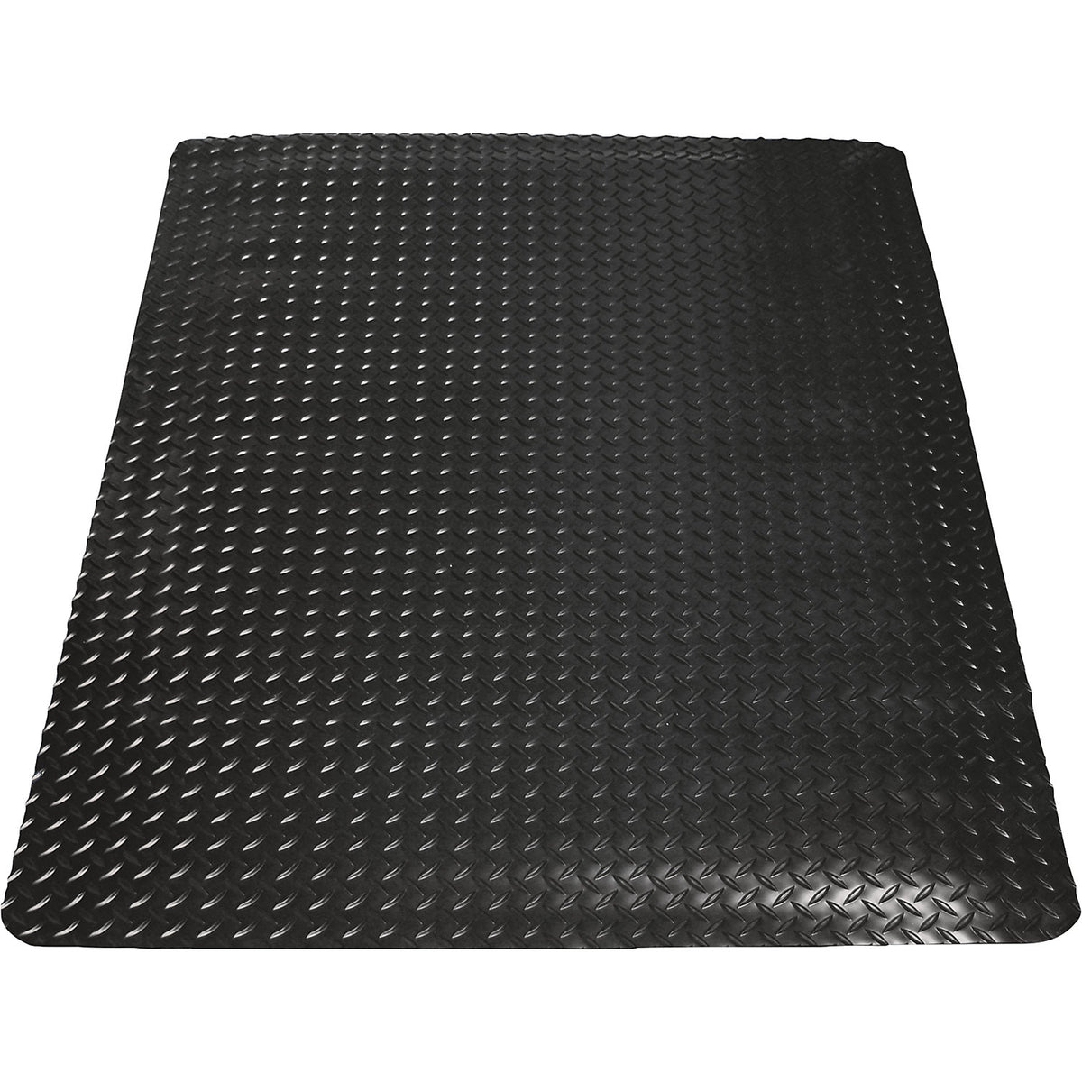 Yoga Deck Ultra workstation mat, fixed dimensions, LxW 1500 x 900 mm, black.