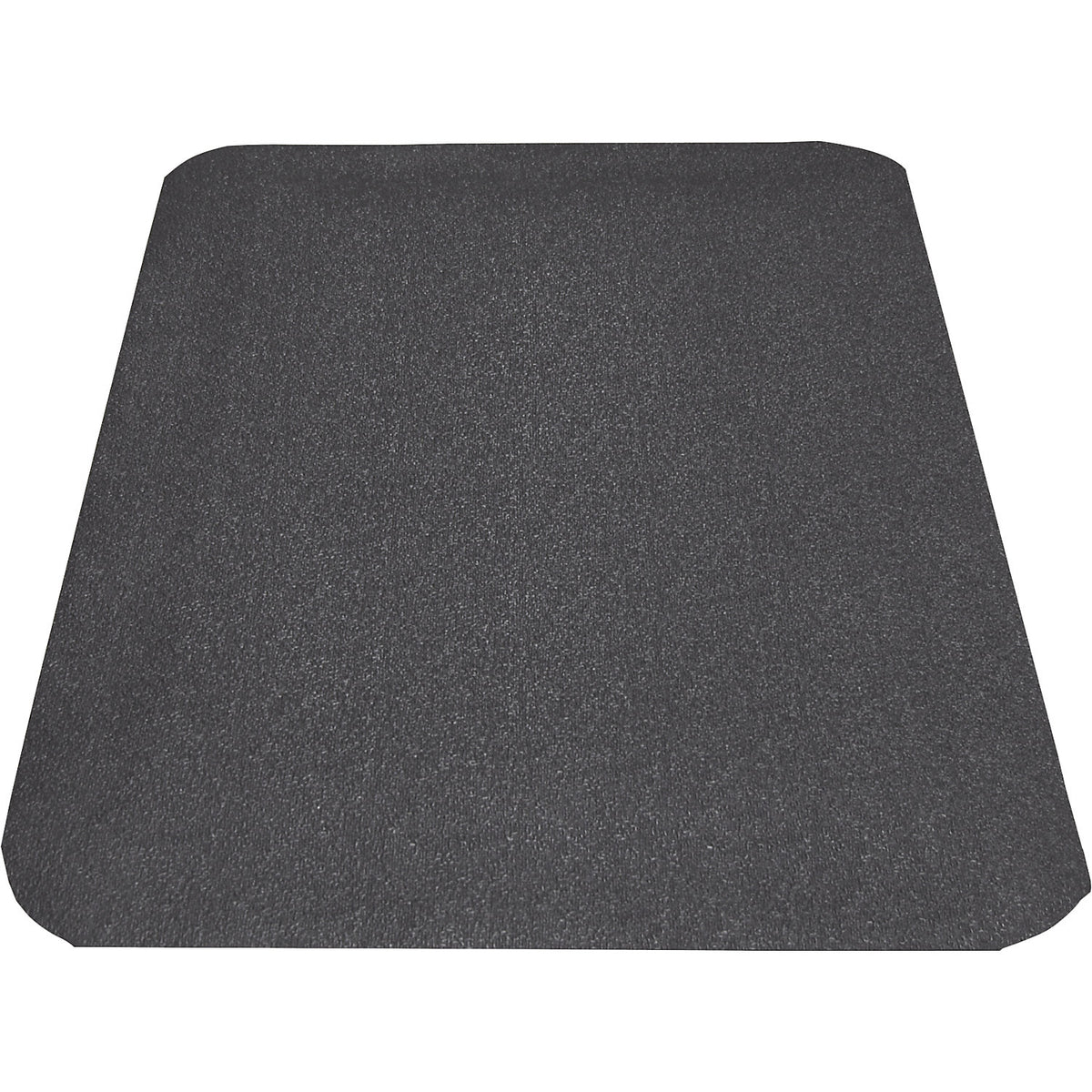 Yoga Deck Spark anti-fatigue matting, black, fixed dimensions, LxW 900 x 600 mm.