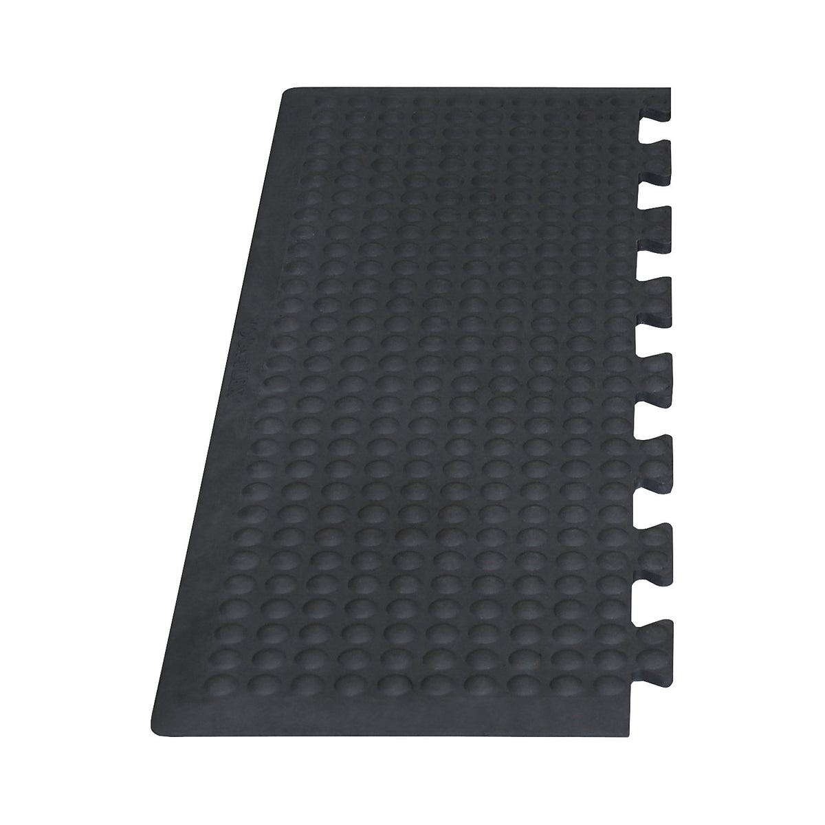 Yoga Flex Oil anti-fatigue matting, black, LxW 300 x 800 mm, end piece.