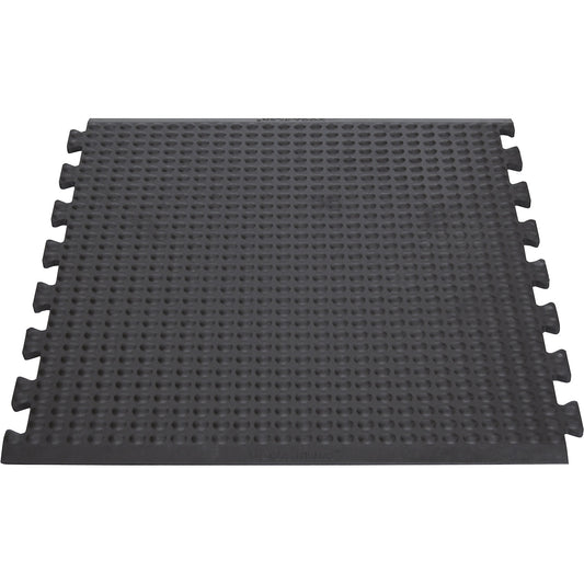Yoga Flex Oil anti-fatigue matting, black, LxW 700 x 800 mm, centre piece.