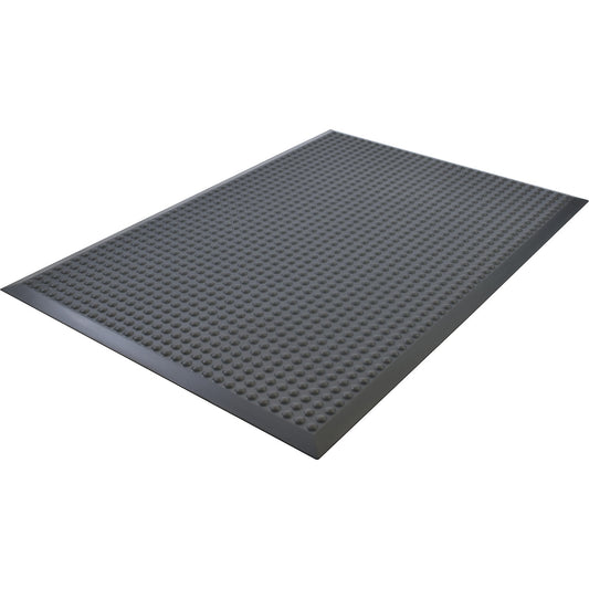 Yoga Ergo Basic workstation mat, round studs, LxW 1250 x 950 mm, grey.
