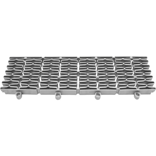 Yoga Easy Event plastic floor tile, load capacity 220 t/m², LxW 300 x 75 mm, grey, expansion tiles, pack of 5.
