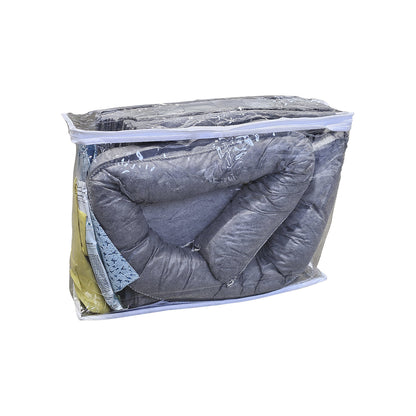 Spill emergency kit in carrying bag, absorption 20 l, universal model, grey.