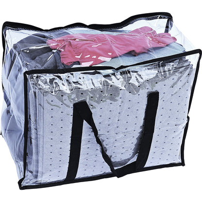 Spill emergency kit in carrying bag, absorption 50 l, universal model, grey.