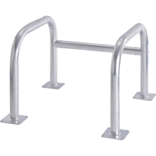 Column protection, 3-sided, galvanised, HxWxD 660 x 890 x 890 mm, grey.