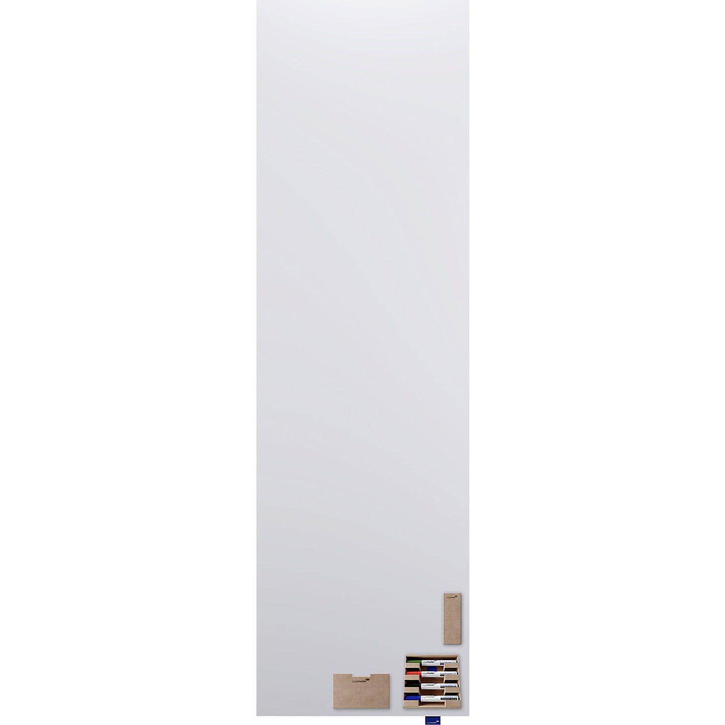 WALL-up whiteboard, enamelled, white, WxH 600 x 2000 mm, without border.