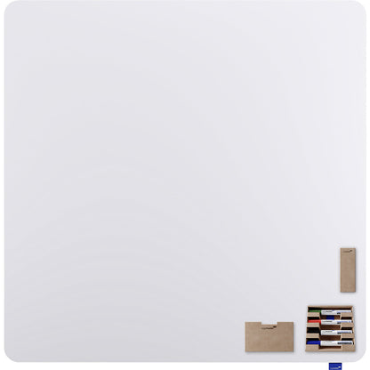 ESSENCE Whiteboard, enamelled, white, WxH 1200 x 1200 mm.