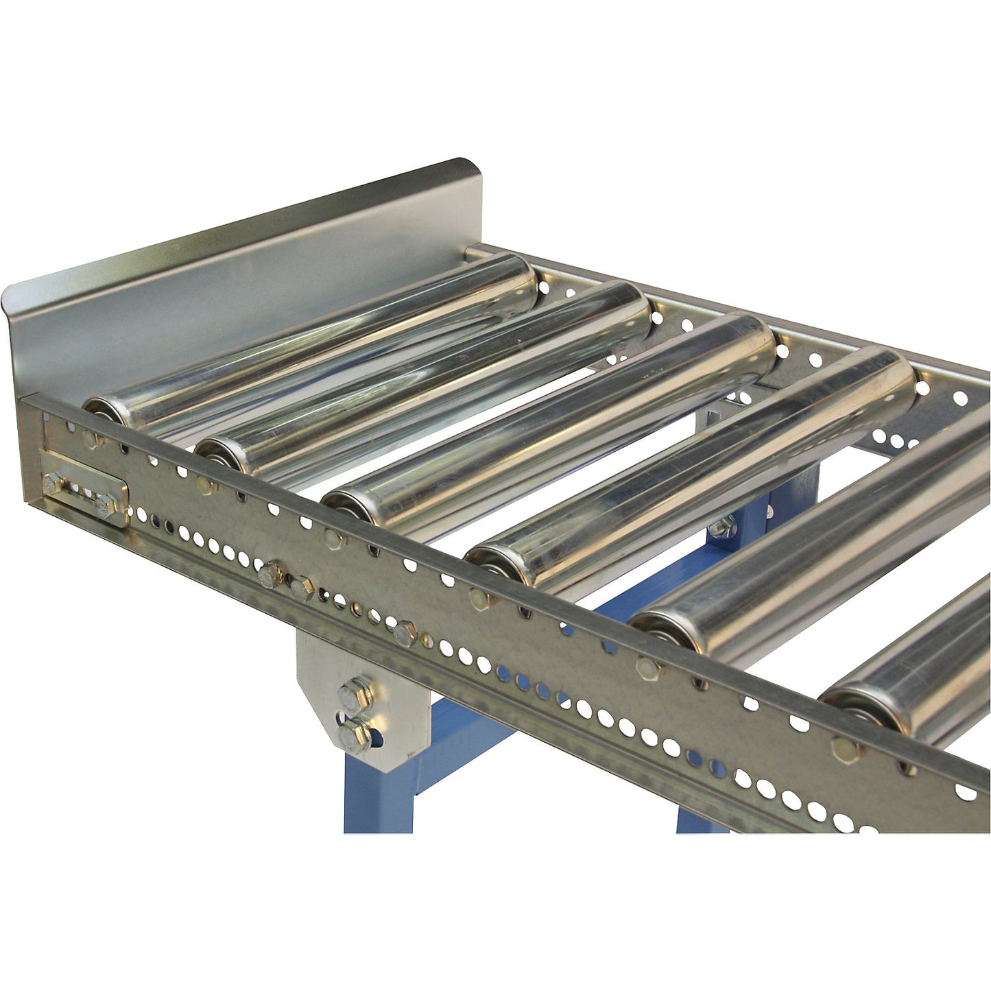 Pull-out stop, fixed, steel, track W 500 mm.