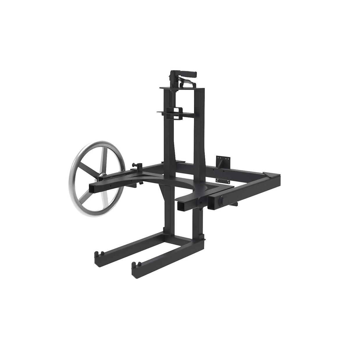 Drum positioner WP 130 Jolner, grey, max. load 50 kg, steel.