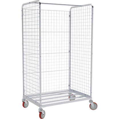 Order picking trolley, LxW 940 x 670 mm, 3-sided.