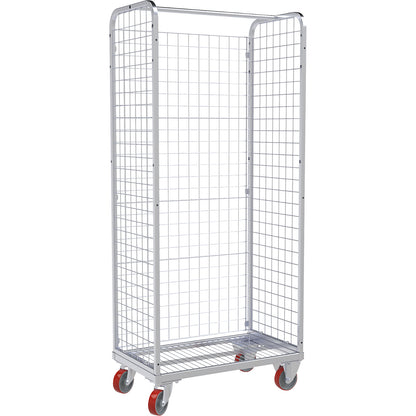 Order picking trolley, LxW 680 x 415 mm, 3-sided.