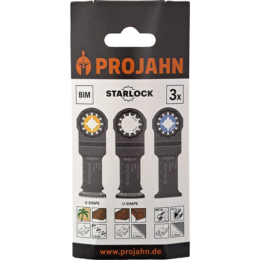 Plunge saw blade set for wood and metal, 3-piece, BIM.