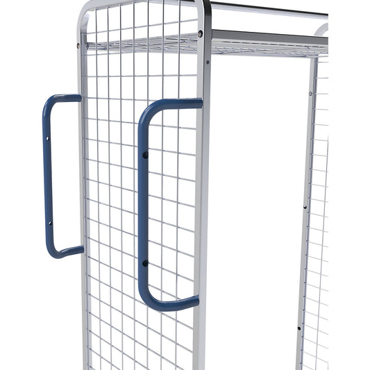 ME handle set for order picking trolleys, pair, S/M/L, 100 x 400 mm.