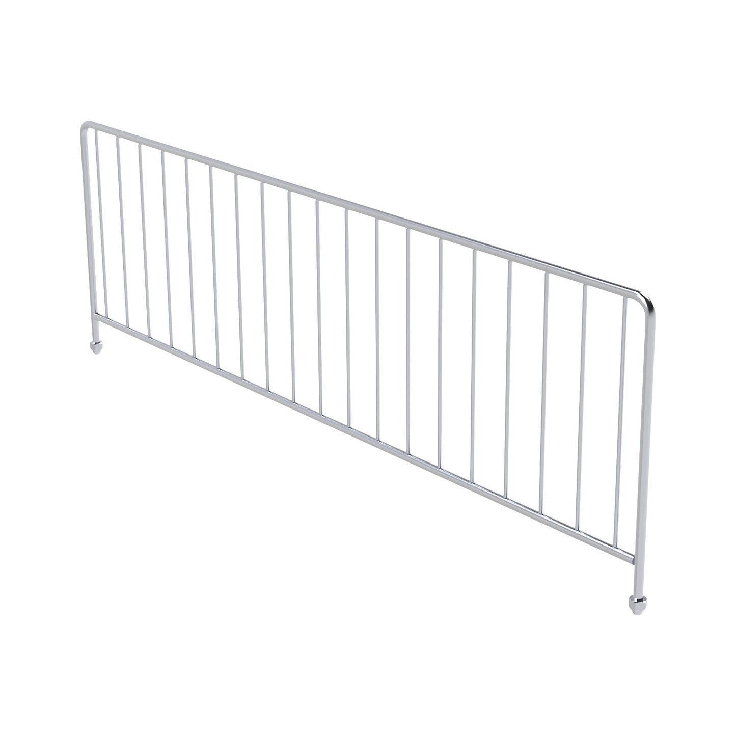 Mesh divider set, for intermediate shelves of the order picking trolley XL, 800 x 1300 mm.