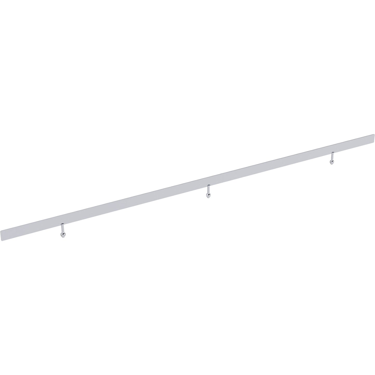 Retaining edge set, for intermediate shelves of the order picking trolley XL, 800 x 1300 mm.