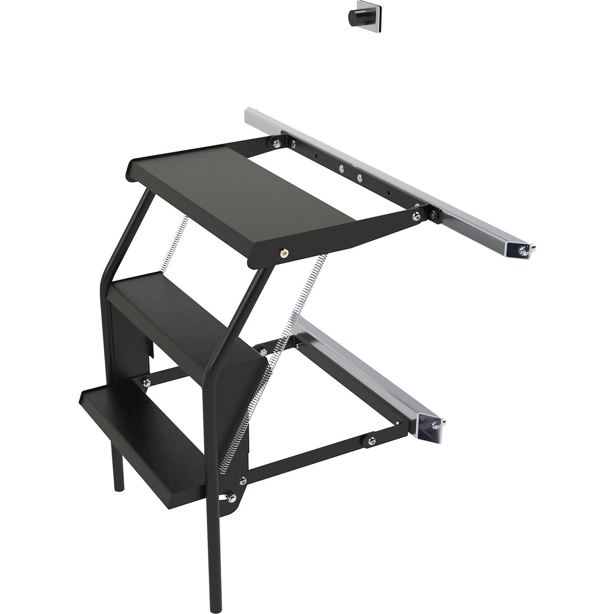 Folding step set, for order picking trolleys, XL.