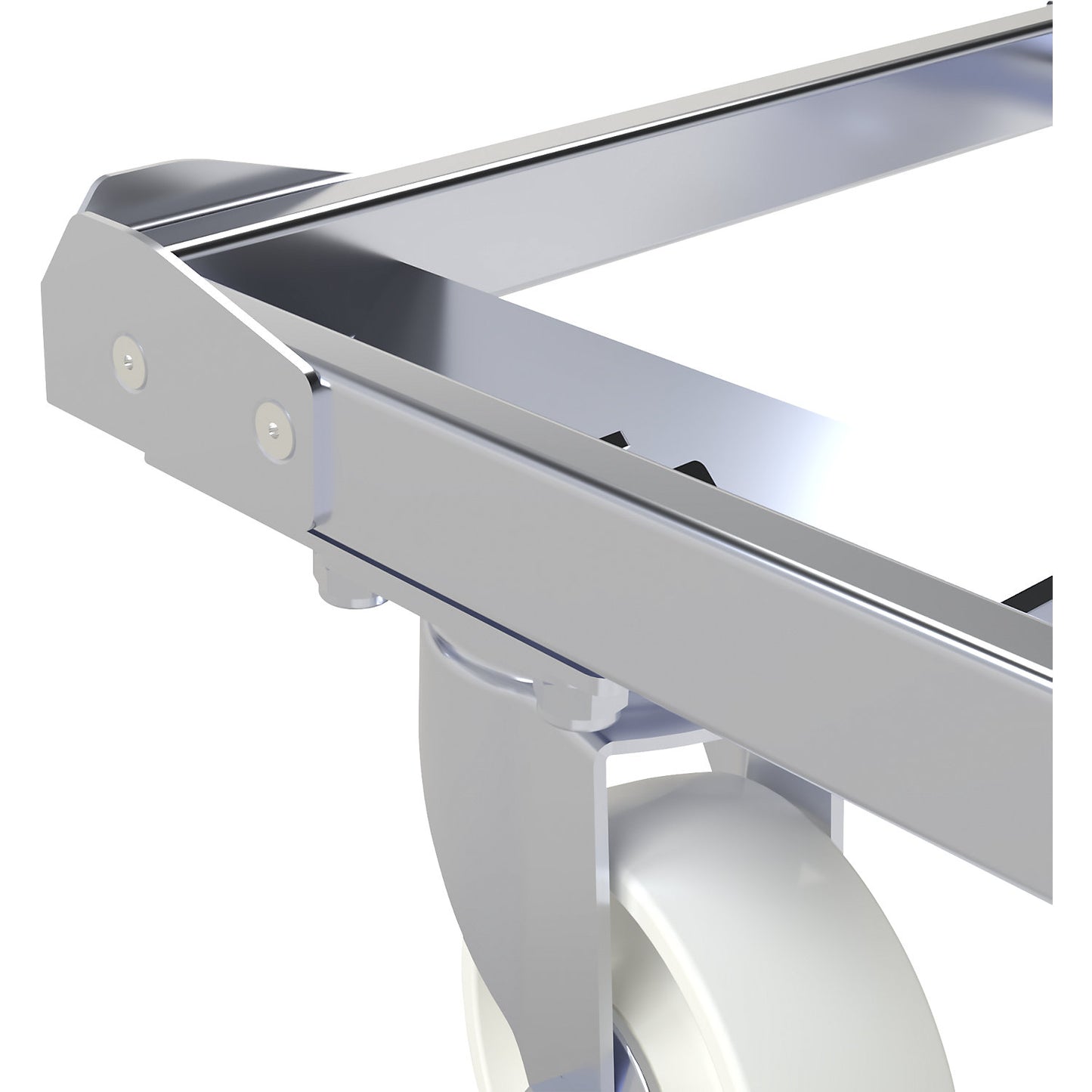Set of locating corners for INDUSTRY mobile frame, pack of 4, 400 x 600 mm.