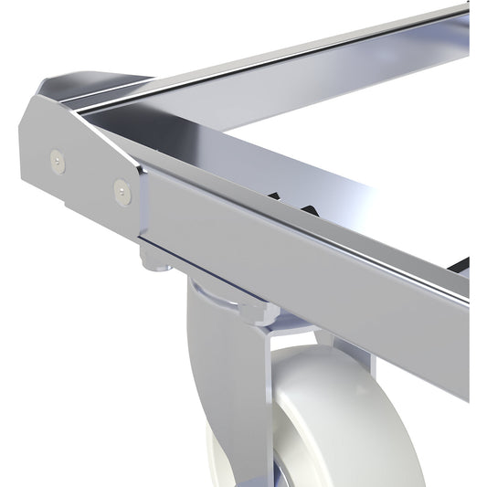 Set of locating corners for INDUSTRY mobile frame, pack of 4, 400 x 600 mm.